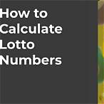 calculate lottery numbers